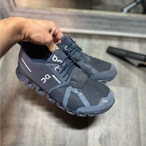 On Running Athletic Shoes in Dark Gray